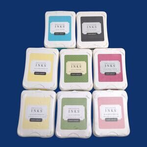 Lot Of 8 Close To My Heart Exclusive Inks Ink Pads Water Based Dye Acid Free